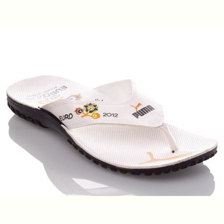 Шлепки DeMur MP white-orange V