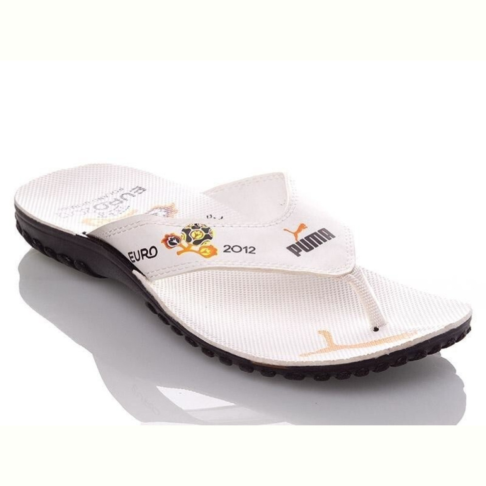 Шлепки DeMur MP white-orange V