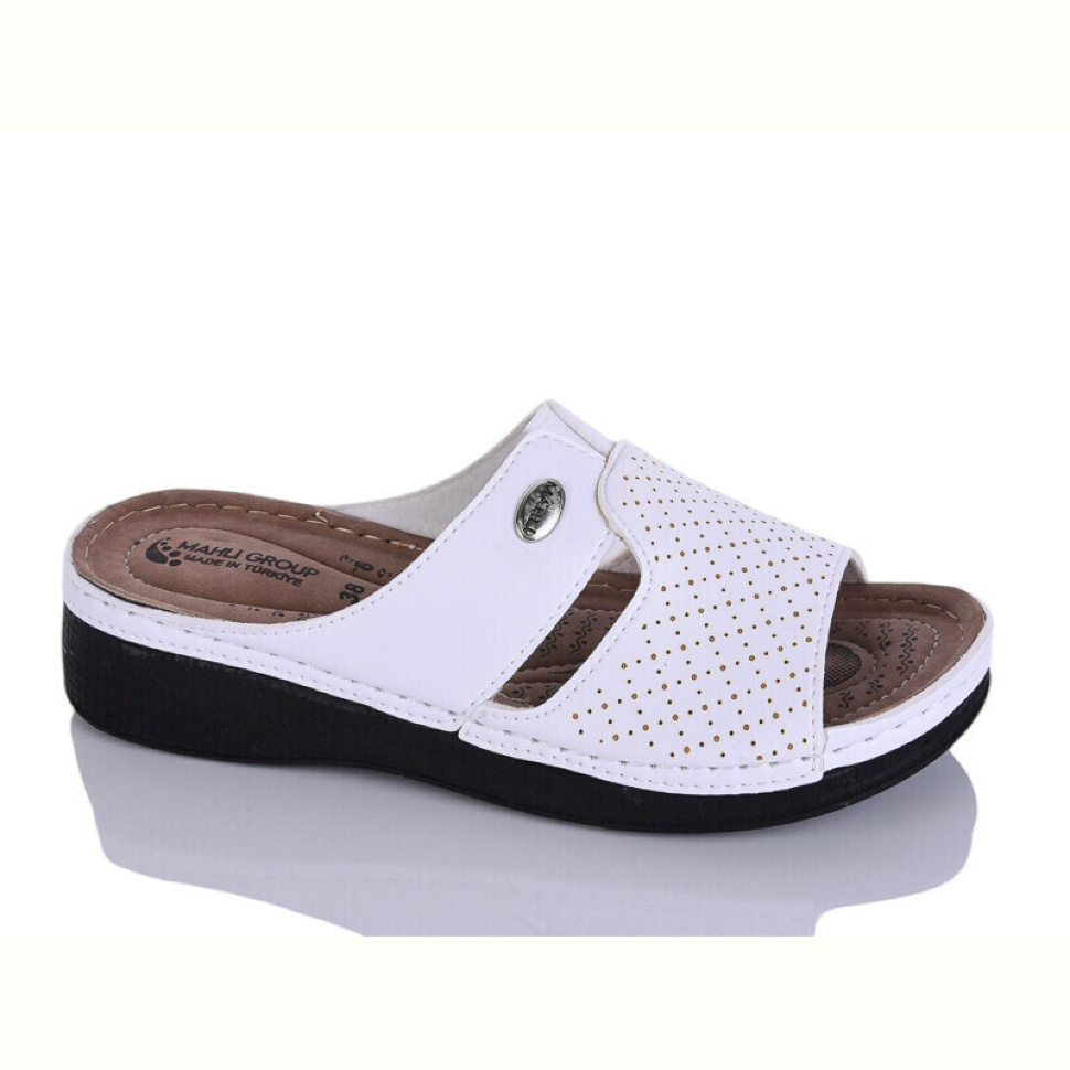 Шлепки Sali-2 209-04 білий