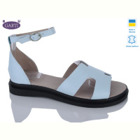 Босоножки Garti 0192 блакитна шкіра