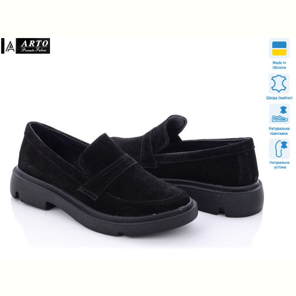 Туфли ARTO 01016 ч.з.