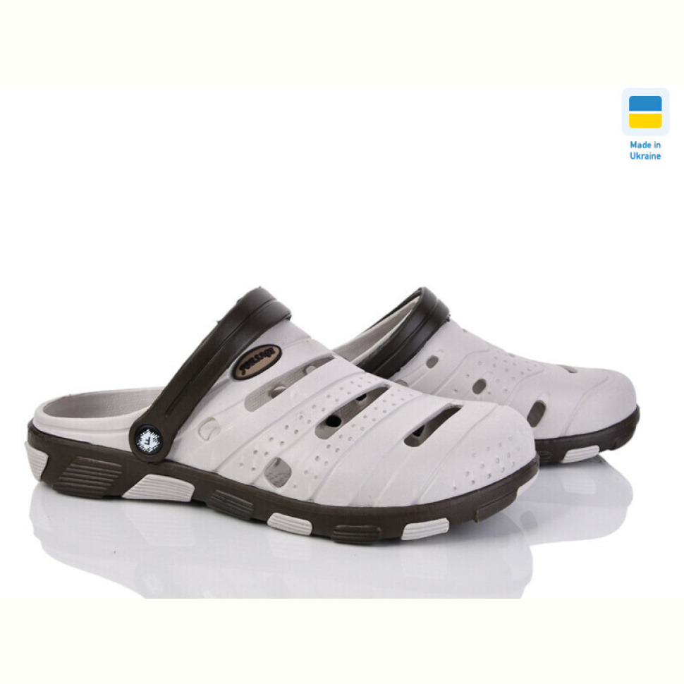 Кроксы Inblue Форсаж бежево-коричневий