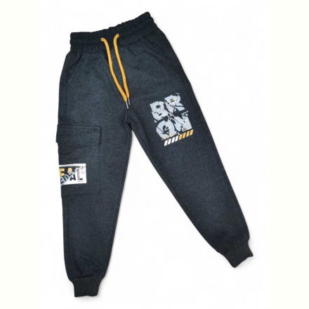Спортивные брюки Kids-modnik 5084 т.сірий