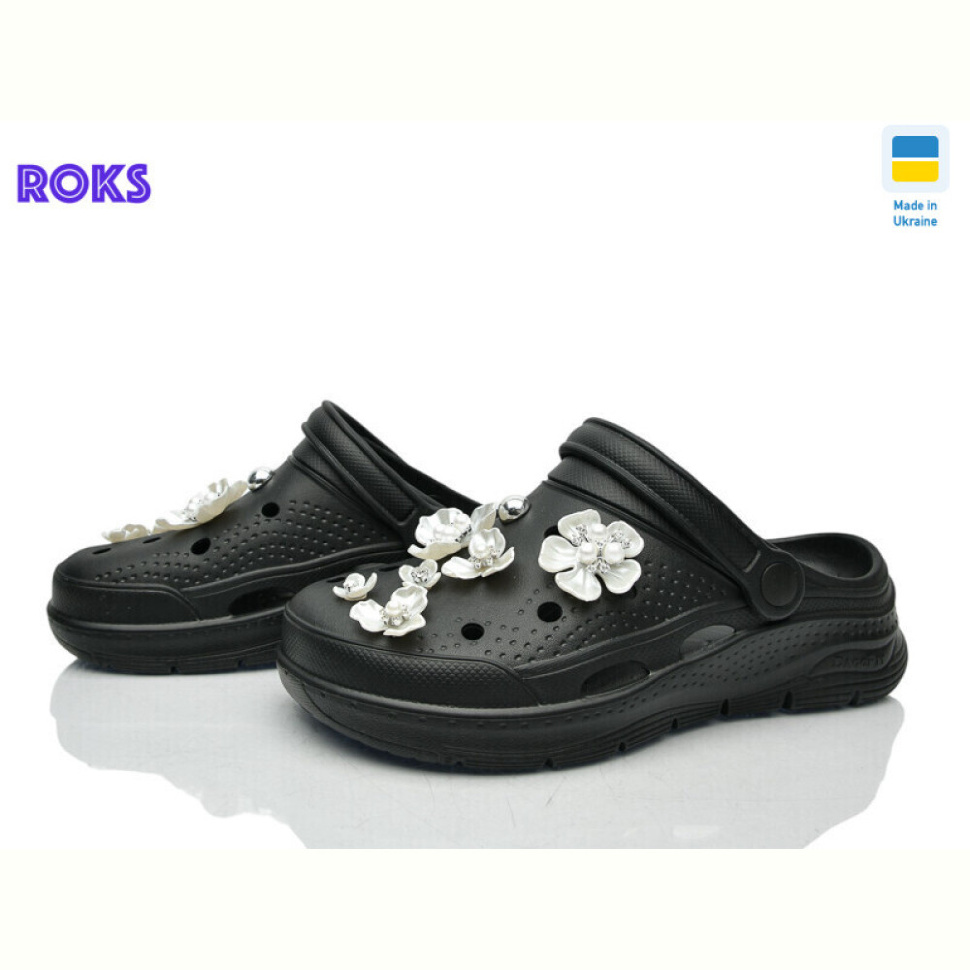 Кроксы Roks 414 чорний