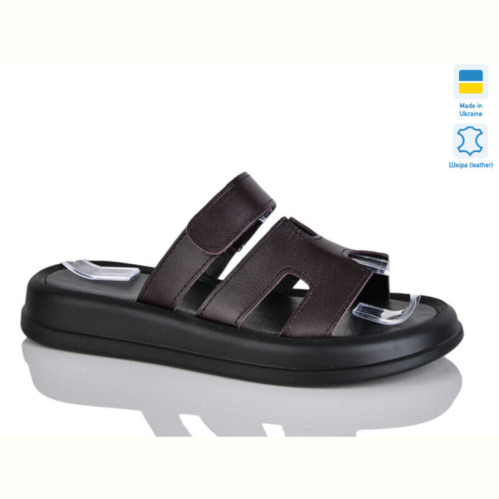 Шлепки Sali 1501-25 бордо к.