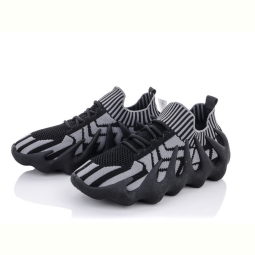 Кроссовки Violeta Y145(450-7) black-grey