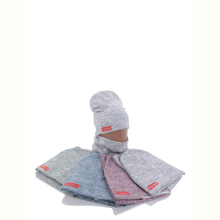 Шапка Red Hat KA356 комплект mix фліс