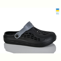 Кроксы Lot Shoes 129 чорно-сірий
