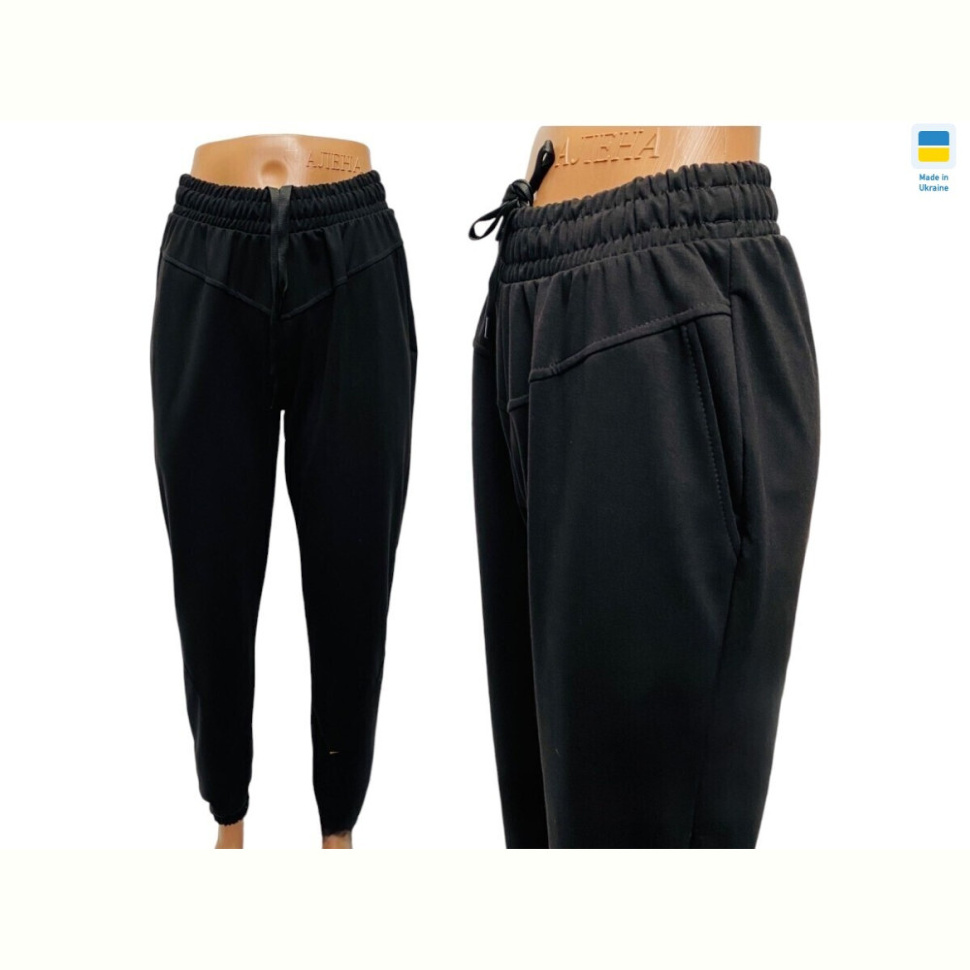 Спортивные брюки Sport style 1051 чорний