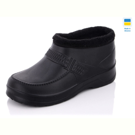 Галоши Progress Роксол ГМ9 хутро чорний