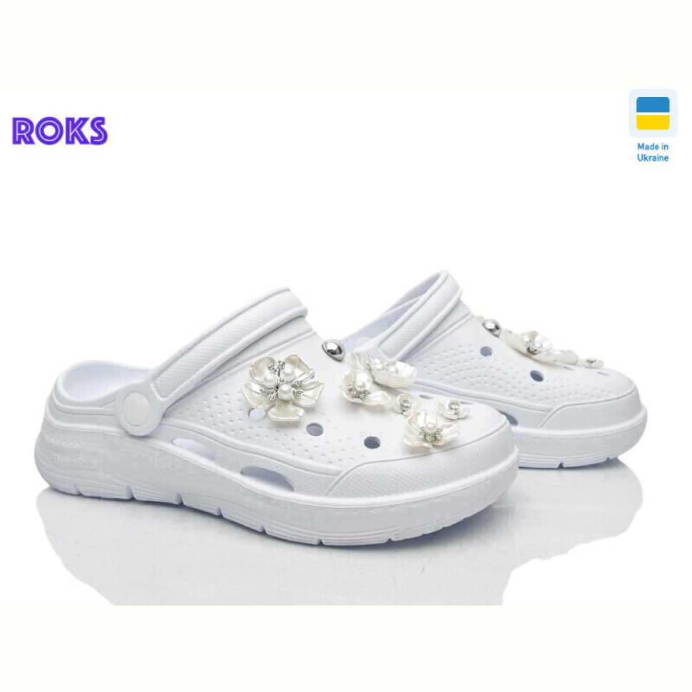 Кроксы Roks 414 білий