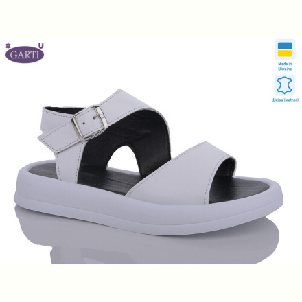 Босоножки Garti 0138 біла шкіра-old