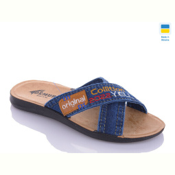 Шлепки DeMur MD2134 синій