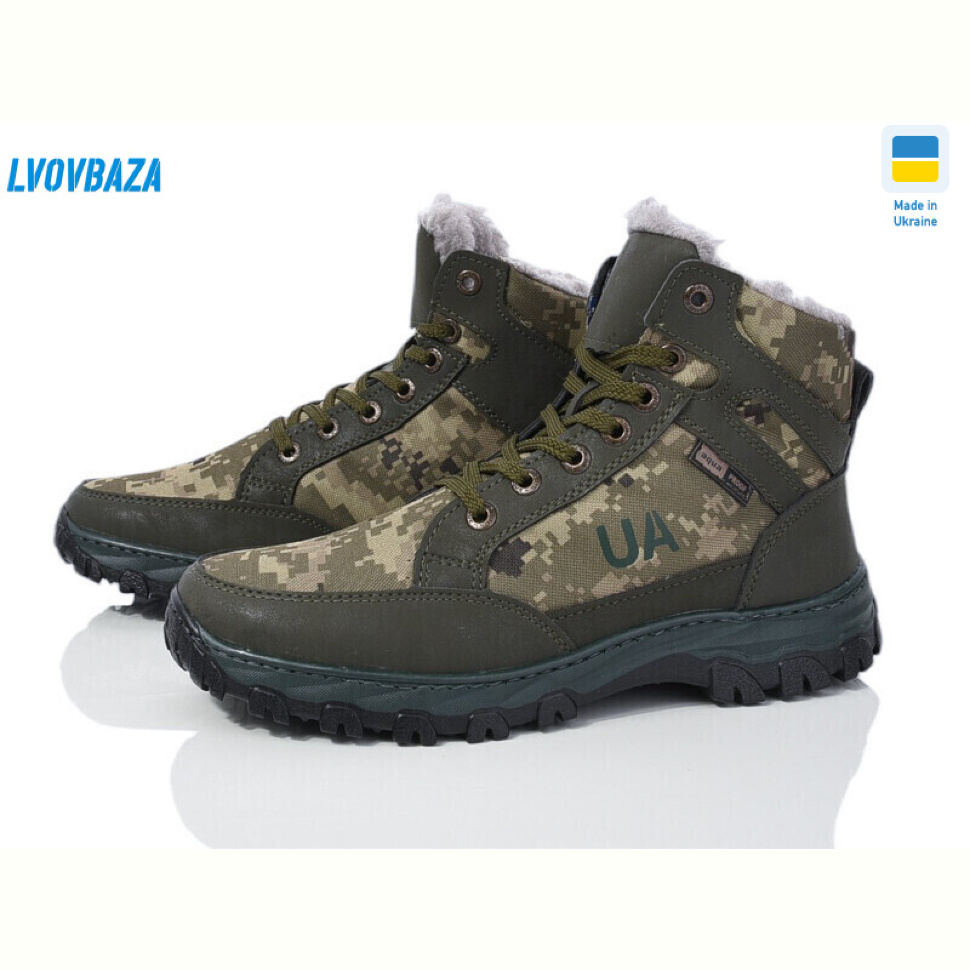 Ботинки Lvovbaza Sigol Б9 хакі хутро