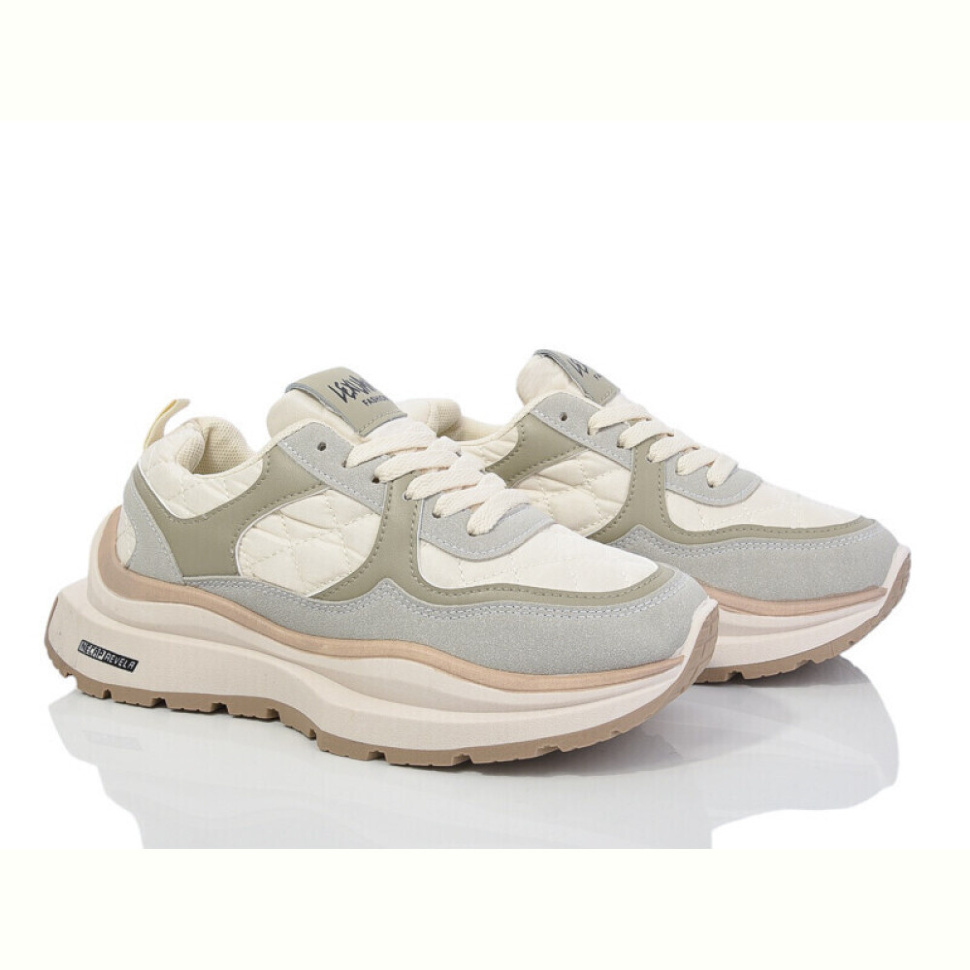 Кроссовки Violeta 136-35-6 khaki