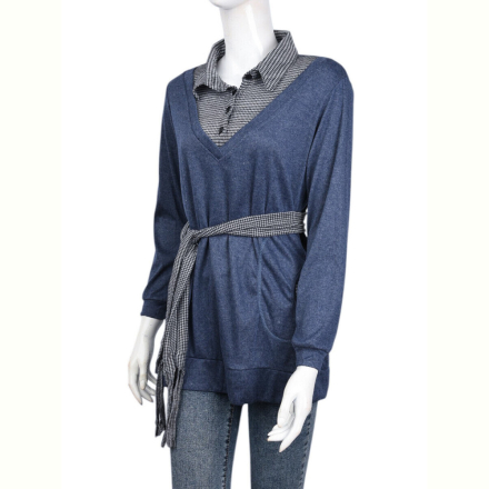 Кофта Obuvok B041-1 blue (10512)