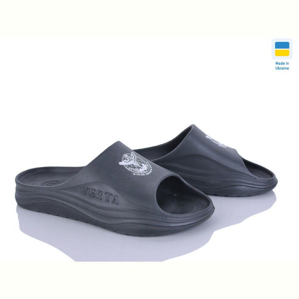 Шлепки Golden Lion 1001 сірий