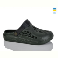 Кроксы Lot Shoes 129 хакі-чорний