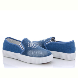 Слипоны Class Shoes 1YS6 голубой