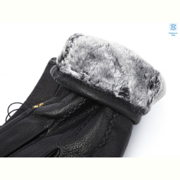 Перчатки RuBi 2803 black (хутро)