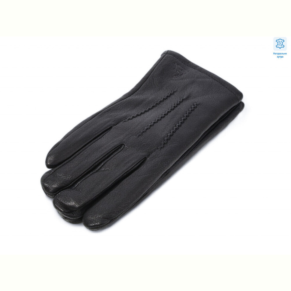 Перчатки RuBi 2803 black (хутро) Перчатки RuBi 2803 black (хутро)