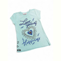 Футболка Kids-modnik 1052 бірюзовий