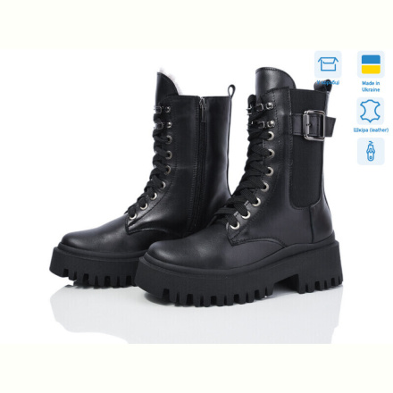 Ботинки Mona Lisa 528 чорний к.