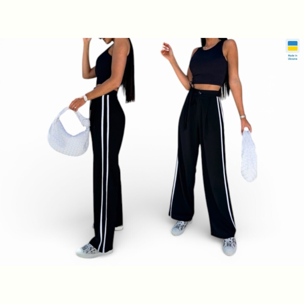 Спортивные брюки Sport style 3315 чорний