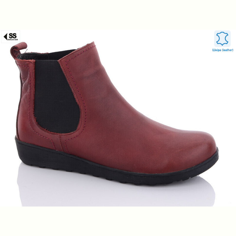 Ботинки SHERLOCK SOON 16-814 bordo