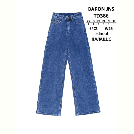 Джинсы Baron TD386 ПАЛАЦО