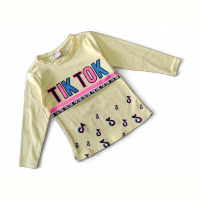 Батник Kids-modnik 4104 жовтий TikTok