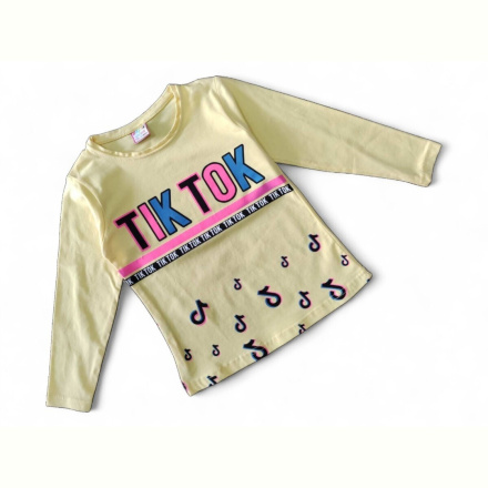 Батник Kids-modnik 4104 жовтий TikTok