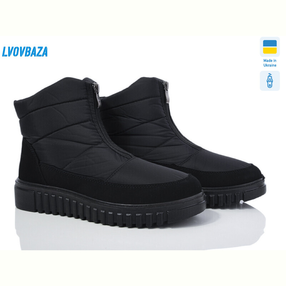 Дутики Lvovbaza Progress 4405 чорний