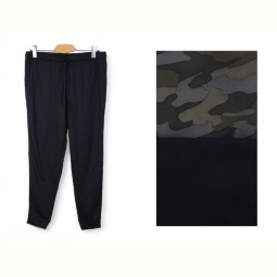 Спортивные брюки LOOK STOCK 0830-1211 black-khaki mix