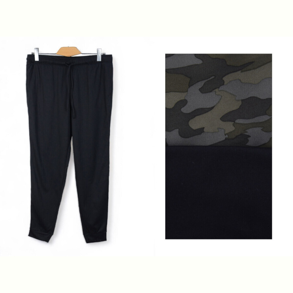 Спортивные брюки LOOK STOCK 0830-1211 black-khaki mix