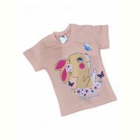Футболка Kids-modnik 117-1 пудра