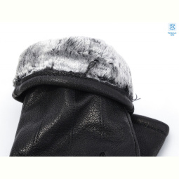 Перчатки RuBi 2813 black (хутро)
