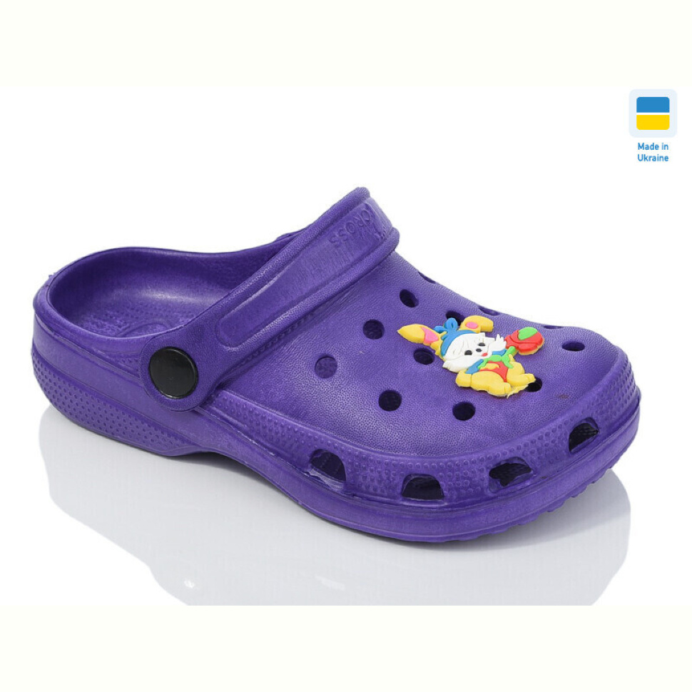 Кроксы Lot Shoes N017 т.фіолетовий