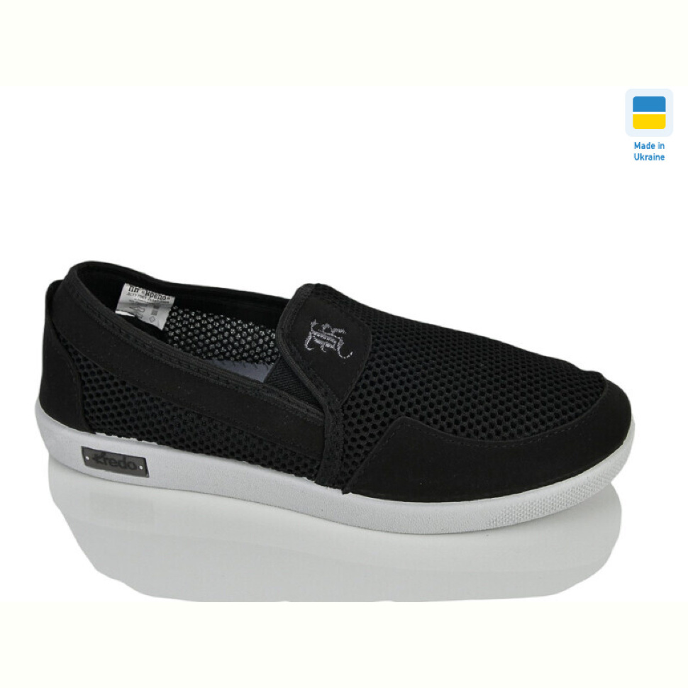 Слипоны Lot Shoes 19C-205 чорний