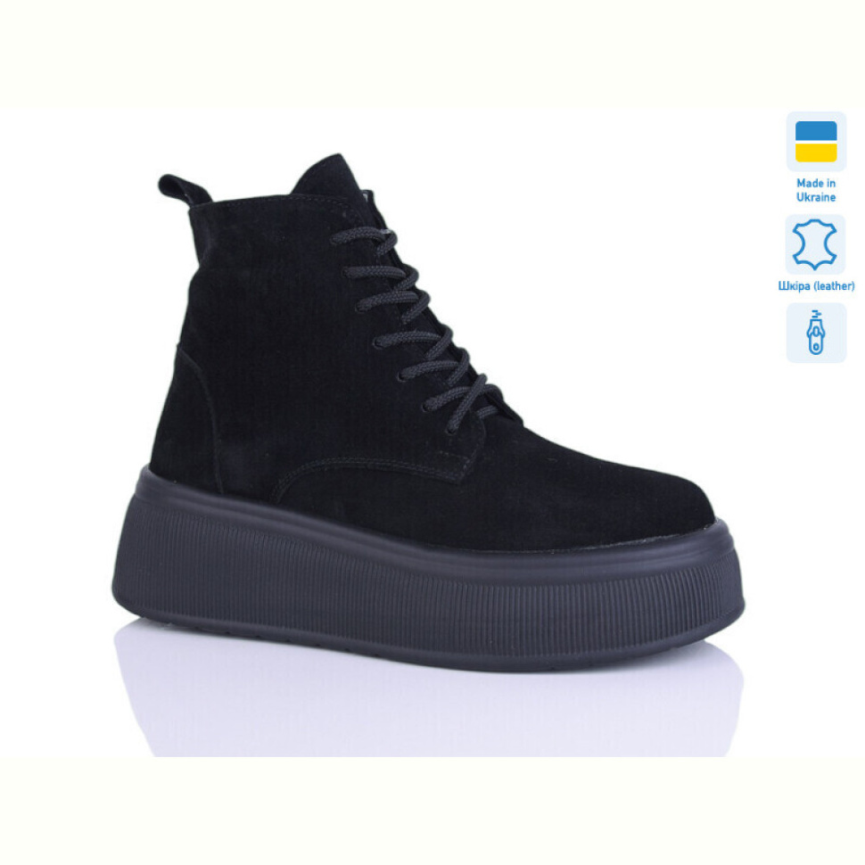 Ботинки Sali 92 чорний з. зима