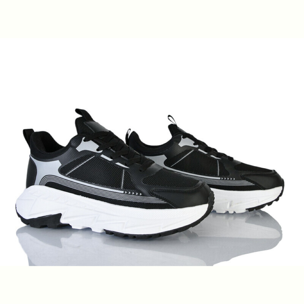 Кроссовки Бабочка-Mengfuna-AESD 44-46 black-white