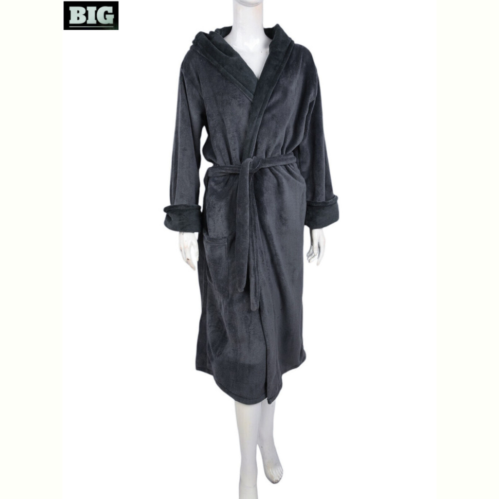 Халат BIG 3829-9 grey