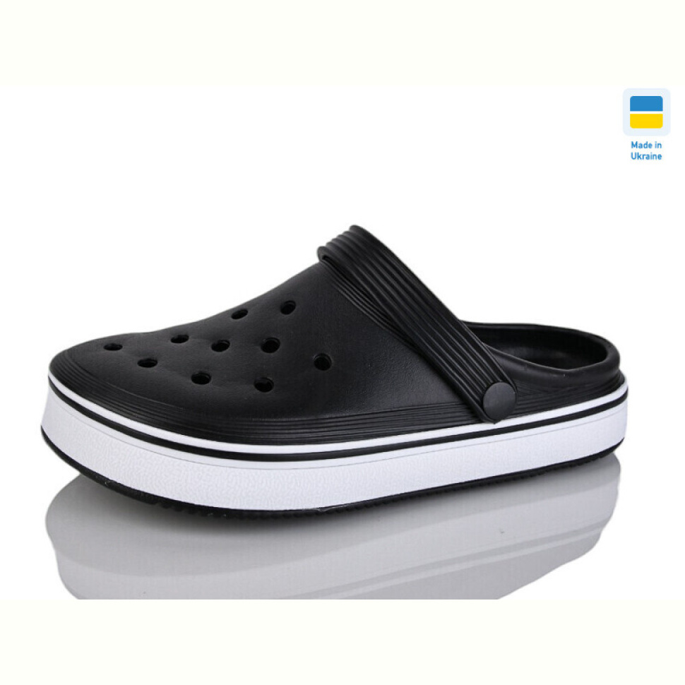 Кроксы M&L  Alex13 ML4001 чорний