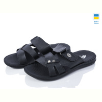 Шлепки DeMur MK2026-1-042 чорний батал