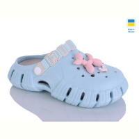 Кроксы DeMur 677 блакитний