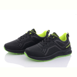 Кроссовки Violeta 197-143 black-green