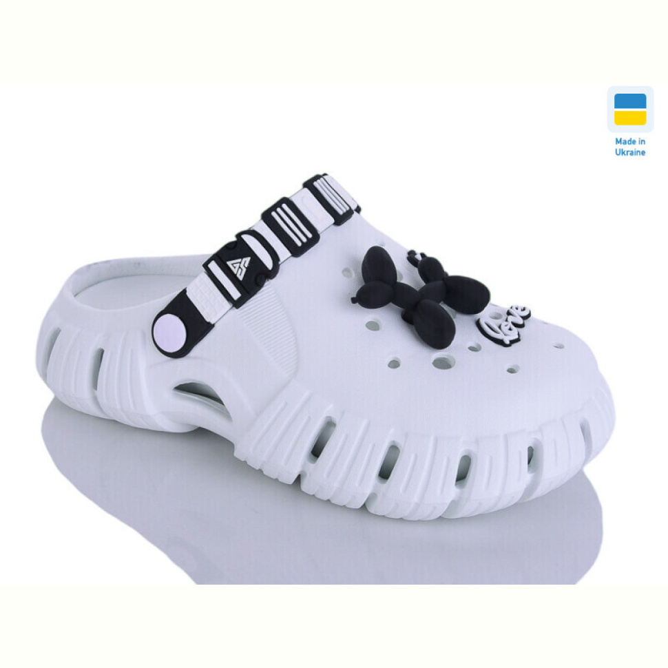 Кроксы DeMur 677 білий/білий Кроксы DeMur 677 білий/білий