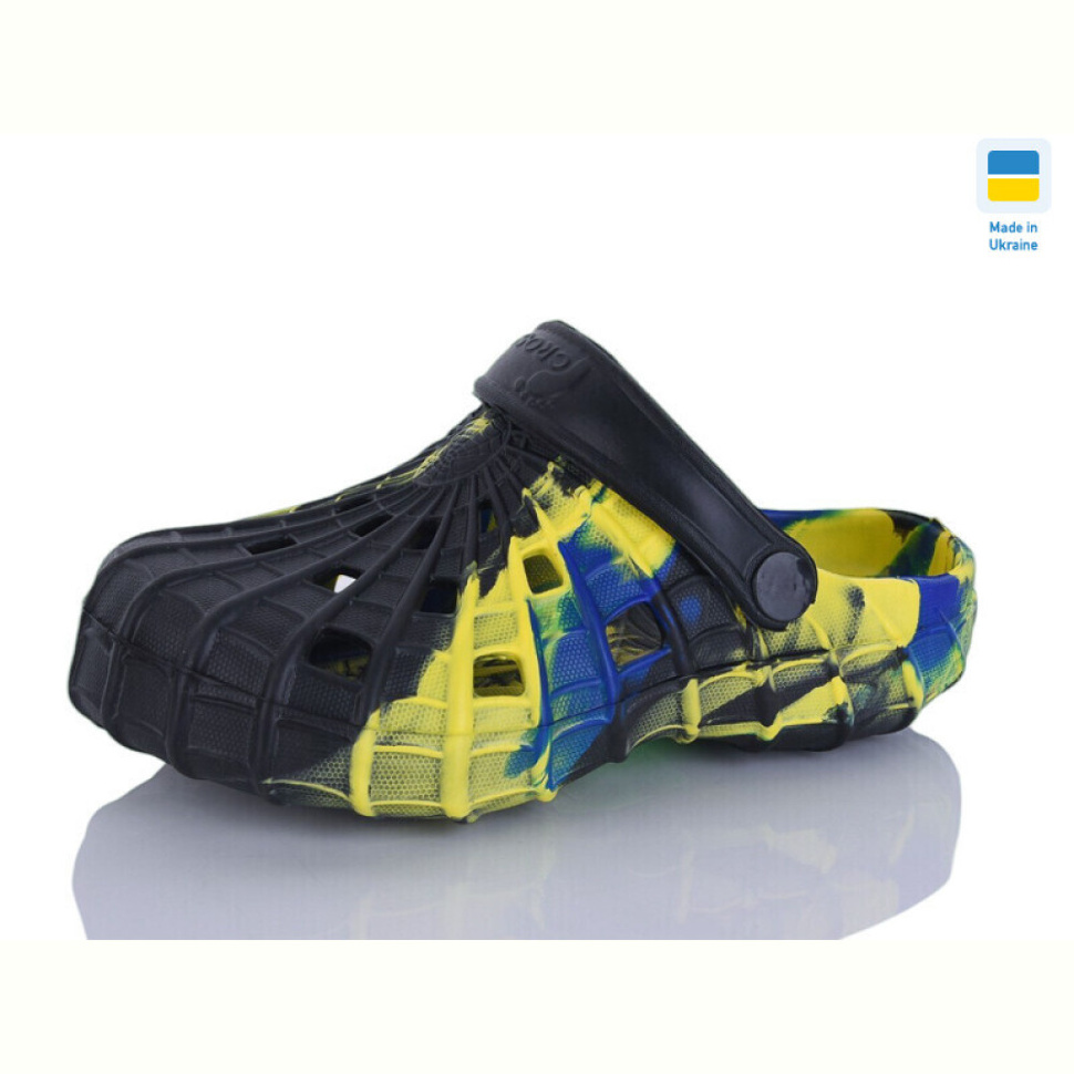 Кроксы SANLIN 2 SV016 чорний папуга