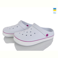 Кроксы Golden Lion 419 білий-ягідний