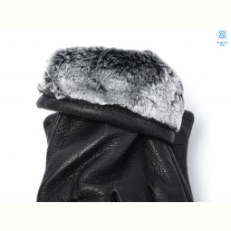 Перчатки RuBi 2632 black (хутро)